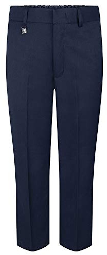 ZECO Boys’ Adjustable Waist Slim Fit School Trousers (3-16 Years)