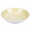 Lot de 6 assiettes creuses en porcelaine, vert citron vert, texture