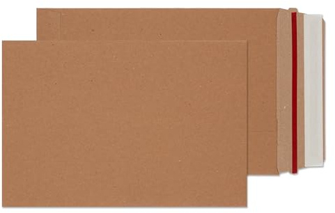 Blake VITA - White Board Envelopes 239 x 164 mm - Pack of 200 - Heavy Duty 350GSM Hardback - Sustainable 100% Recyclable - Anti-Bend with Rip Strip - Peel and Seal Allboard Envelope (MA6-RS)