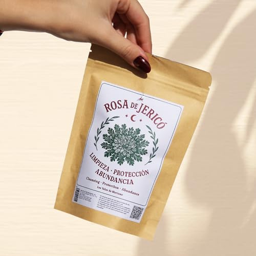 Pack da 3 Rose di Gerico, Pianta Naturale per Prosperità e Protezione, con Istruzioni e Preghiera, Tradizionale Pianta della Resurrezione
