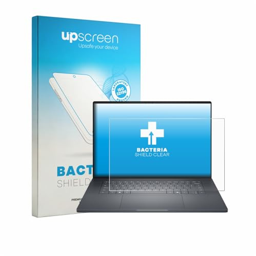 upscreen Antibakterielle Schutzfolie für Dell Pro Precision 7 Series 16 Klare Displayschutz-Folie