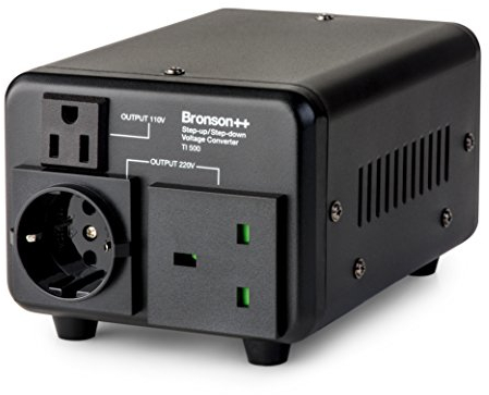 Bronson++ TI 500 - Transformateur 110 Volts Convertisseur USA Toroïdal 500 Watts - Entrée/Sortie 220V/110V Réversible Bronson 500W