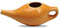Healthgoodseu Neti Pot En Céramique Pour Nettoyage Nasal Motif Tache | Neti Pot Avec 10 Sachets De Sel De Neti + Notice | Traitet Naturel Des Sinus, Des Infections Et Des Congestions (Orange)