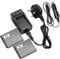 DSTE 2x KLIC-7004 Battery + DC30U Charger Replacement for Kodak EasyShare M1033 PlayFull Dual PlaySport PlayTouch V1073 Zi12 Digital Camera as FUJIFILM NP-50 PENTAX D-LI68 SiOnyx Aurora SX-50
