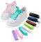 8 pares de cordones planos de satén, cinta de seda, anchos, 1,2 m, 8 colores para zapatillas deportivas, zapatillas de correr, zapatos de montaña, zapatos de exterior, Colores variados, medium