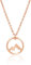 Nuoli® Berg Kette Rosegold (45-50 cm verstellbar) Kette Damen mit Berg Anhänger für Frauen & Mädchen, aus poliertem Edelstahl