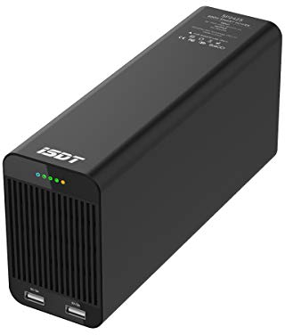 ISDT SP2425 Adaptador de alimentación Inteligente 600W 25A 1 Puerto CC y 2 Puertos de Salida de Carga USB para Viajes, Camping, Emergencia, para baterías de Lipo/Litio/Li-Ion/NiMH/Nicd