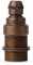 Vintage Gewindemantel (+1 Gewindering) Lampenfassung aus Messing - Made in Europe - E14, Old English Finish