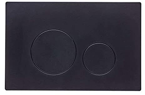 Roper Rhodes Torrent Concealed Dual Flush WC Toilet Cistern + Rondo Black Plate