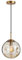Industrielle Nutzung Glas Kugelleuchter Café Bar Einkaufszentrum Hotelrezeption,E27 Modernen Erde Bar Kronleuchter,Hängedrahtlänge 150cm Einstellbar-Cognac 25cm