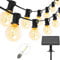 Yuucio Solar Lichterkette Aussen 15M, LED Lichterkette Glühbirnen Außen 25+1 Plastik Birnen Wasserdicht IP45 für Outdoor, Garten,Terrasse,Bäume,Party Deko, 2700K Warmes Weiß