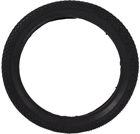 VGEBY Neumáticos de bicicleta, caucho natural para niños, neumáticos de bicicleta fuerte, agarre grueso, antideslizante, para niños, bicicleta, patrón a cuadros (16 x 2.125)