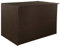 Hommdiy Gartenbox Auflagenbox Kissenbox Kiste Gartentruhe Truhe Box Aufbewahrungsbox Auflagenkiste Garten Poly Rattan Braun 150 x 100 x 100 cm