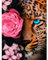 AIRDEA DIY Tiger Diamond Painting Set Erwachsene, Blumen Diamant Painting Bilder 5D Tiger Diamant-Kunst Tier Erwachsene Blumen Diamant Malerei Set Cross Stickerei Malerei Kits für Heimdekor 30x40cm