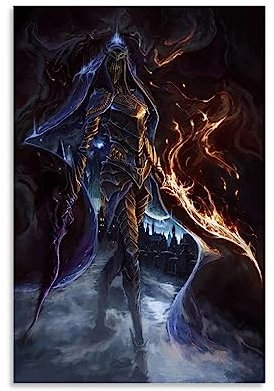 ELedvb Poster del gioco Dark Souls 3 ballerina della valle boreale su tela, poster decorativo da parete e stampa artistica moderna per camera da letto familiare poster decorativo (20 x 30 cm)