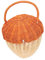 Eichel Tote Rattan Kleiner Korb dekorative Tasche Pilzdekor Aufbewahrungskörbe gewebte Clutch Kinder-Clutch Weben Aufbewahrungskorb Dekorationen Einkaufskorb Fräulein schmücken