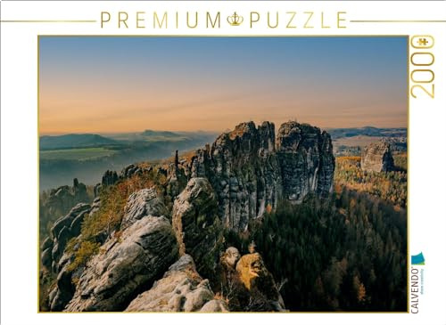CALVENDO Puzzle Schrammsteinaussicht | 2000 Teile Lege-Größe 90 x 67 cm Foto-Puzzle für glückliche Stunden
