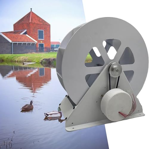 YXFAZPP Générateur de Turbine hydroélectrique Micro 50 W 100 W, générateur de Roue à Eau hydroélectrique à Basse Vitesse pour Le ménage, générateur de Turbine à Eau (50w)