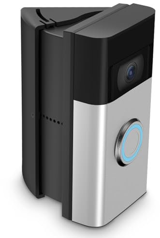 SIBADA Adjustable 30 to 55 Degree Doorbell Angle Mount Compatible with Blink/Video Doorbell 1/2/3/4/Wired/Pro/(2020 Release), Video Doorbell Camera Replacement Corner Mounting Bracket Wedge Kit