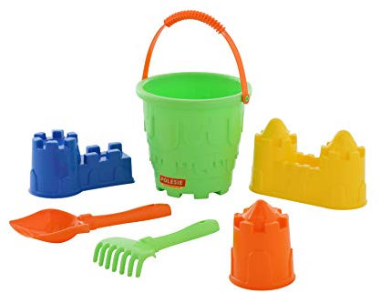polesie 51776 Big Castle Spielzeug Eimer Set (6-teilig)