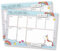 2er Set Wochen-Kalender Mein Wochenplaner mit Einhorn Motiv I DIN A5 I Notiz-Block Wochenplan Organizer I zum Abreißen I dv394