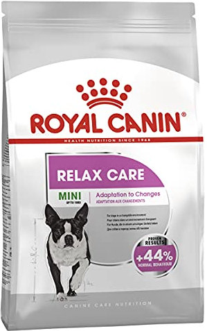 Royal Canin CCN Relax Care Mini | 3kg | Alleinfuttermittel für kleine Hunde in unruhigem Umfeld| Für ausgewachsene und ältere kleine Hunde bis 10 kg | Trockenfutter