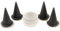 Tupperware UltraPro Cornet Party 35358 - Schwarz, Spiralförmig, BPA-frei, Phthalat-frei, 10,0 cm H, Lidded container with handle, Partys, Picknicks, Outdoor-Aktivitäten, Drehverschluss, 1 Count
