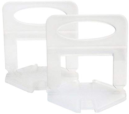 Venus valink Fliesen Nivelliersystem Abstandhalter Clips Mehrweg-Keile zum Nivellieren von Porzellan Keramik Marmor 1,5 mm Sockel, 100 Stück