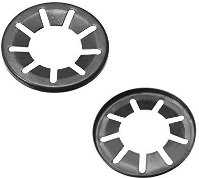 Starlock Unterlegscheiben, M20 x 40 mm, aus Stahl, mit Mangan, interner Zahn, drücken auf Unterlegscheiben, Clips, Befestigungsset, 50 Stück