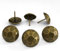60 chiodi decorativi da 2,5 cm, diametro 25 mm x lunghezza 25 mm, design vintage, chiodi decorativi di grandi dimensioni, per porte di fienili, persiane per fattoria (tartaruga in ottone da 25 mm)