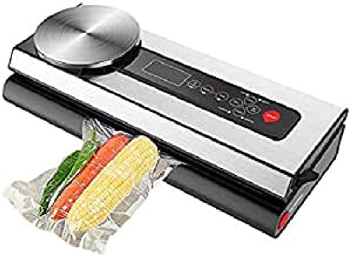 MakeCuisine MC-SL1 Sous Vide Vakuumiergerät, 120 W, 3-in-1, Schwarz und Silber, Maximale Beutelbreite: 30 cm