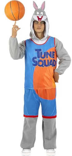 Funidelia | Bugs Bunny Space Jam Kostüm - Looney Tunes für Herren & Damen Kostüme für Erwachsene & Verkleidung für Partys, Karneval & Halloween - Grau/Silber