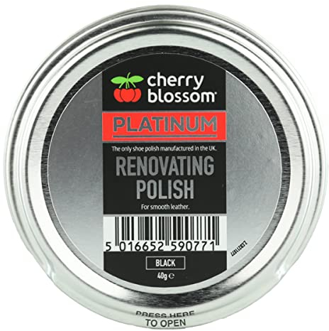 Cherry Blossom Footwear Renovating Polish Shoe, Black, 40g