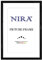 NiRa Massiv Holz Bilderrahmen Schmal 35 x 75 cm in Schwarz Hochglanz | Farbe und Größe wählbar | Rahmen für Poster | Puzzle | Foto collage HD072