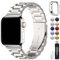 Fullmosa Cinturino per Apple Watch 40mm 41mm 38mm, Cinturino in Acciaio Inossidabile Compatibile con Apple Watch SE SE2 Serie 9 8 7 6 5 4 3 2 1, Cinturini di Ricambio per Donna e Uomo, Galassia
