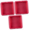 OQHAIR 3pcs Oven Clay De para Gelatinas Cookie Mold Baking Tools Baking Cake Pans Silicone Baking Molds Cake Mold Silicone Baking Tool Brownie Mousse Cake Bakeware Fudge (As Shownx3pcs me