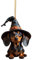 Halloween Deko Hund Auto hängender Baumanhänger Halloween Weihnachtsbaum Anhänger Heimdekoration Fenster Auto Ornament Rucksack Ornament Halloween Ornament Heimdekoration 1 Halloween (B, One Size)