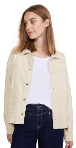 Street One Damen Jeansjacke ecru washed 42