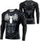Men's Sports Fitness T-Shirt, Men Superhero Cosplay Compression Shirt, Long Sleeve Tights Tees (UK, Alpha, XL, Regular, Regular, Zhi06)