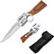 Ak47 Couteau pliable multifonction multifonction en forme d'aileron avec lampe de poche adapté pour les transporteurs quotidiens et le camping en plein air