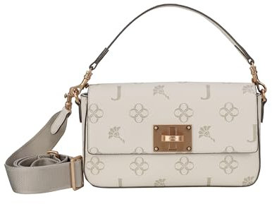 Joop! - nil decoro stampare Schultertasche für Damen in Greige, Maße 27x15x6 cm