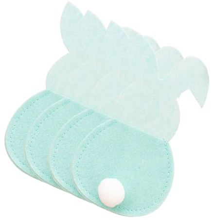 4 Stück Bestecktaschen Gabel Set Abdeckung Ostern Filz Bestecktasche Bestecktaschen Set für Essen