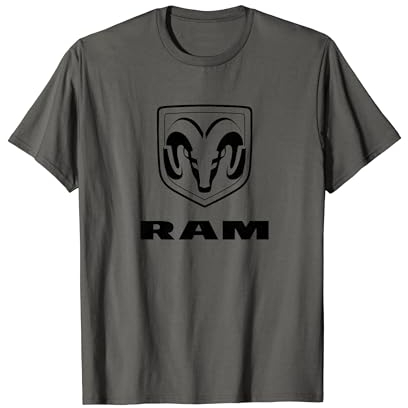 Ram Trucks schwarzes Logo T-Shirt