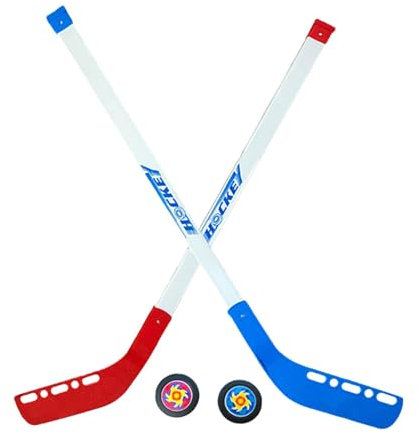 Kit Completo per Hockey su Pavimento, Attrezzatura Sportiva per Divertimento all'Aria Aperta