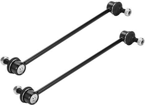 QUARKZMAN 2 Stabilisator Koppelstangen Für Alfa Romeo Giulietta 10-20 | Schwarz, Eisen, 33Cm Länge, 10Mm Schraube, Vorne Links Rechts, OE-Nr. 013321280, Rostbeständig, Verbessert Lenkung