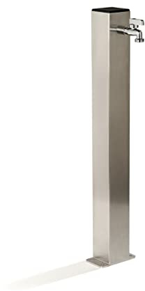 Schneck Wasserzapfstelle eckig 8x8cm 85cm WSQ8085 Wasserzapfstelle Wassersäule Wasserverteiler Brunnen WSQ8085