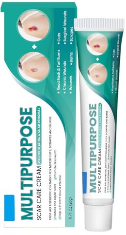 Antiseptic Healing Cream, Relieve Skin Abrasions for Mild Abrasions & Burns Promote Natural Wound Healing,Effectively Fade Scars Wound Body Cream