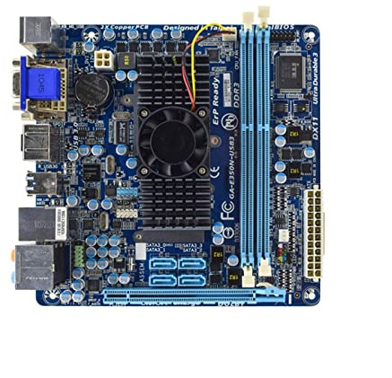 Pc Motherboard Fit For GIGABYTE GA-E350N-USB3 E-350 APU 1.6GHz, Dual-Core -M1 DDR3 8GB SATA 6.0Gb/s FCH Mini ITX Motherboard