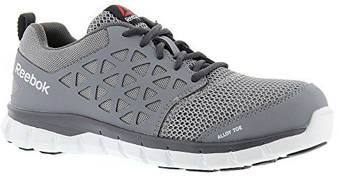Reebok Work Men's Sublite Cushion Alloy Toe Comfort Athletic Grey - 11 Medium