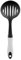 Chef Aid Black Nylon Skimmer with Rest and Grip Handle, Ideal for use with Non-stick Kitchenware